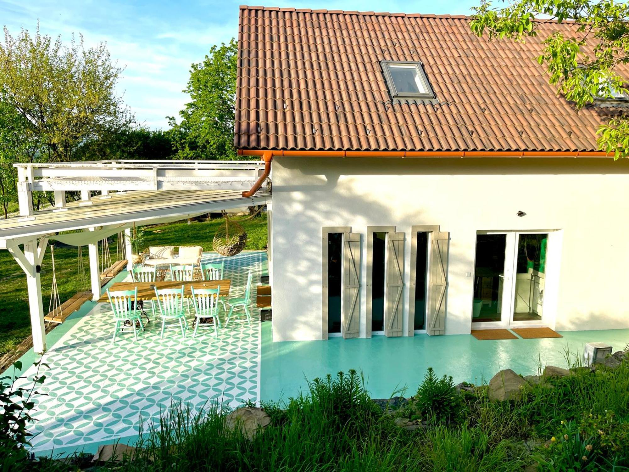 Bohemian Eco Lodge At Lake Balaton Kisapati Exterior foto